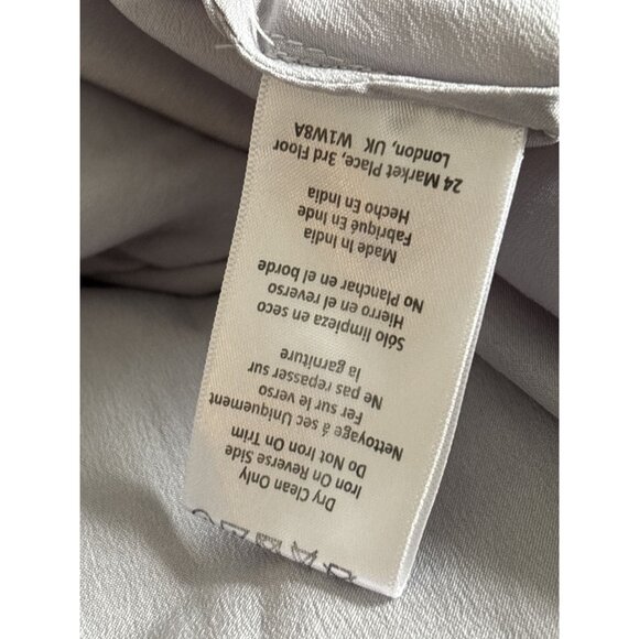 Women's BHLDN Anthropologie Long Sleeve Embroidered Belize Dress Size 0 Wedding - Picture 7 of 11